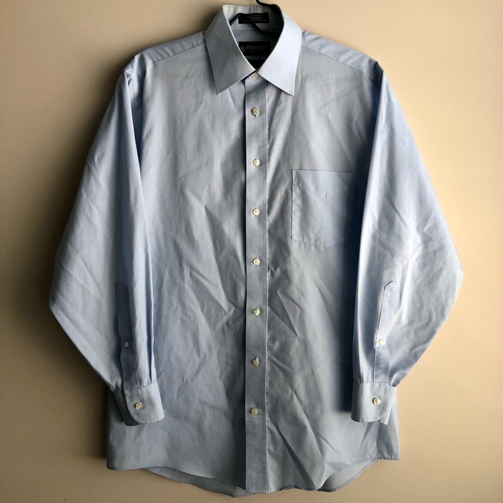 Stafford Men’s Long Sleeve Button Up Shirt